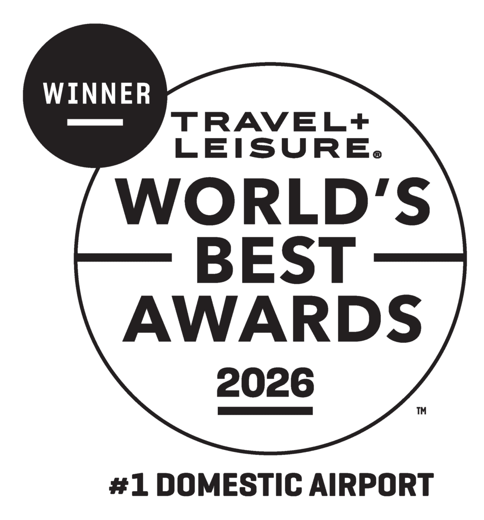 Winner - Travel + Leisure World's Best Awards 2026 #1 Domestic Airport