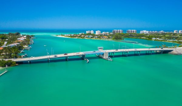Siesta Key Beach Sarasota Florida Beautiful Sunny Day Blue Waters Tourists Paradise Sun